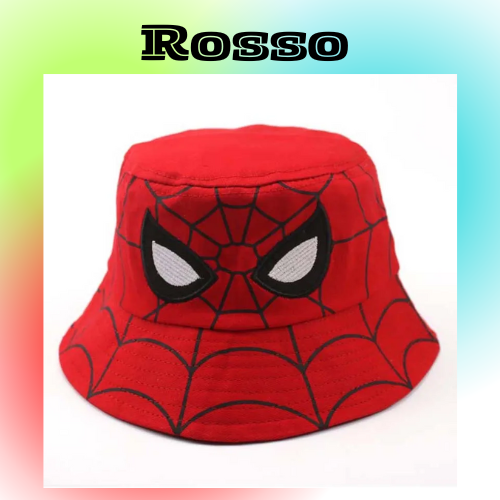 Disney Kids Caps Cartoon Spider Bucket Hats for Boys Girls Fashion Outdoor Sunscreen Fisherman Caps Children Accessories