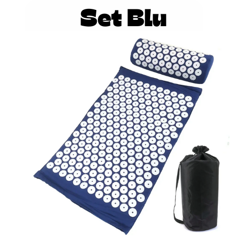 Massager Cushion Massage Yoga Mat Acupressure Relieve Pain Stress Back Body Pain Spike Mat Acupuncture Mat and Pillow Set