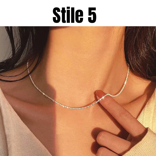 SUMENG 2024 New Fashion Kpop Pearl Choker Necklace Cute Double Layer Chain Pendant For Women Jewelry Girl Gift