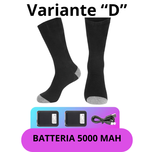 Winter Heated Socks Rechargeable Heating Socks for USB 5000mah Heated Socks Warmth Outdoor Heated Boots Snowmobile Winter Ski