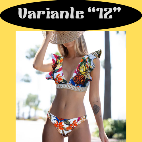 Sexy Ruffle Bikini Set 2024 New Brazilian V Neck Push Up Swimwear Women Swimsuit Bathing Suit Strappy Beach Wear Mujer biquini