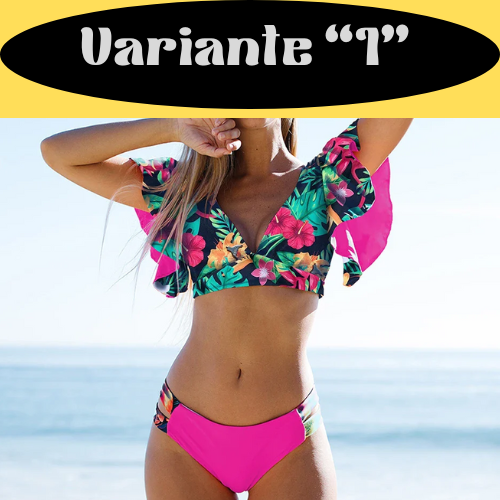 Sexy Ruffle Bikini Set 2024 New Brazilian V Neck Push Up Swimwear Women Swimsuit Bathing Suit Strappy Beach Wear Mujer biquini