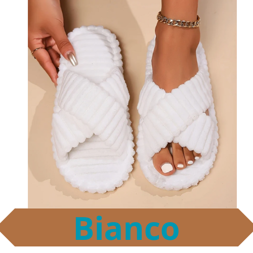 Winter Women Fashion Cross Strap Slippers Females Soft Corduroy Home Slides Men Portable Warm Plush Sandals Couples Lovely Shoes