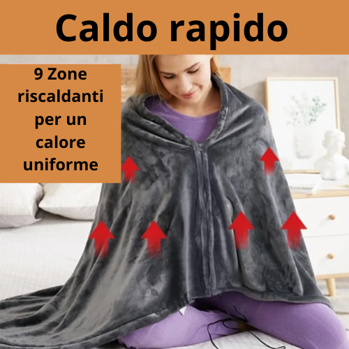 Office USB Electric Heated Blanket 3 Heating Levels Fleece Heated Mat Wearable Body Warmer Blanket Household ,Machine Washable