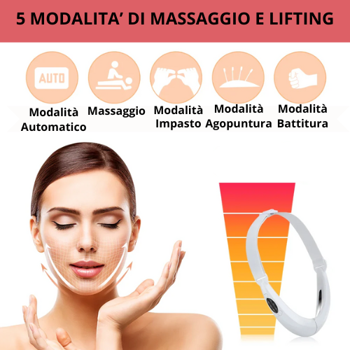 EMS Face Lifting Device LED Photon Therapy Vibration Facial Massager Face Slimming Double Chin Removal V Line Lift Belt SkinCare