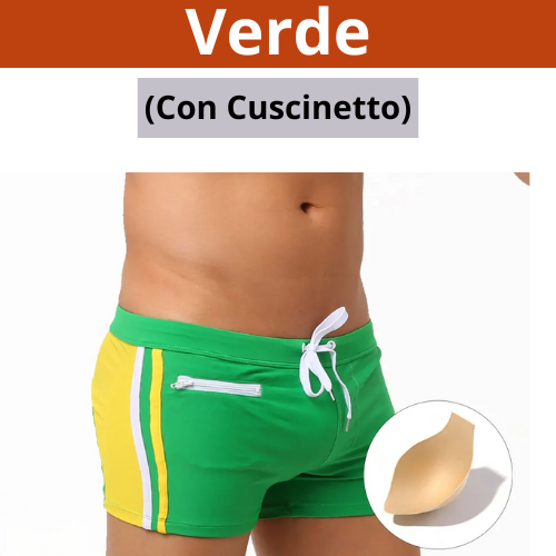 Mens Swimwear With Push-Up Swimming Trunks Boxer With Pocket Hi-Q Sexy Men Breathable Swim Suit Speed Beach Shorts sunga