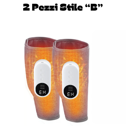 Electric Calf Massager with Heating Kneading Air Pressure Leg Massager Blood Circulation Leg Air Compression Massager Wireless