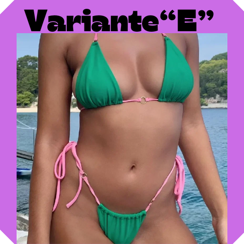 Summer Sexy Solid Mirco Bikini Sets Women Tie Side G-String Thong Swimsuit Female Bandage Bathing Suit Brazlian Swimwear Biquini