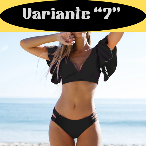 Sexy Ruffle Bikini Set 2024 New Brazilian V Neck Push Up Swimwear Women Swimsuit Bathing Suit Strappy Beach Wear Mujer biquini