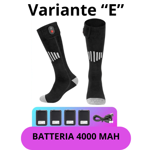 Winter Heated Socks Rechargeable Heating Socks for USB 5000mah Heated Socks Warmth Outdoor Heated Boots Snowmobile Winter Ski