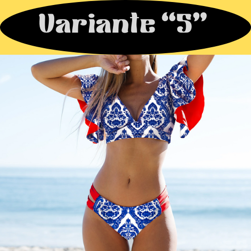Sexy Ruffle Bikini Set 2024 New Brazilian V Neck Push Up Swimwear Women Swimsuit Bathing Suit Strappy Beach Wear Mujer biquini
