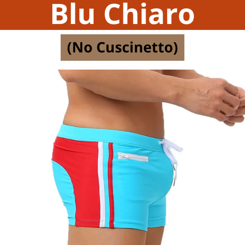 Mens Swimwear With Push-Up Swimming Trunks Boxer With Pocket Hi-Q Sexy Men Breathable Swim Suit Speed Beach Shorts sunga