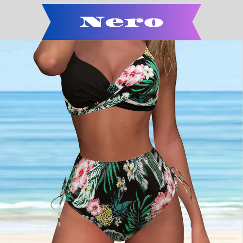 Tropical Print Bikinis For Women Push Up Large Size Split Bikini Small Fresh Printed Hard Pack Swimsuit парео женские пляжные