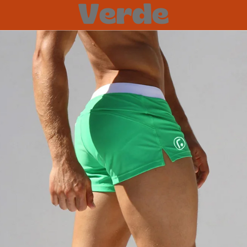 men's Swimwear Low Waist Surfing Trunk swim short sexy personality Swimsuit male pocket swimming beach board short men bathing