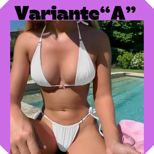 Summer Sexy Solid Mirco Bikini Sets Women Tie Side G-String Thong Swimsuit Female Bandage Bathing Suit Brazlian Swimwear Biquini