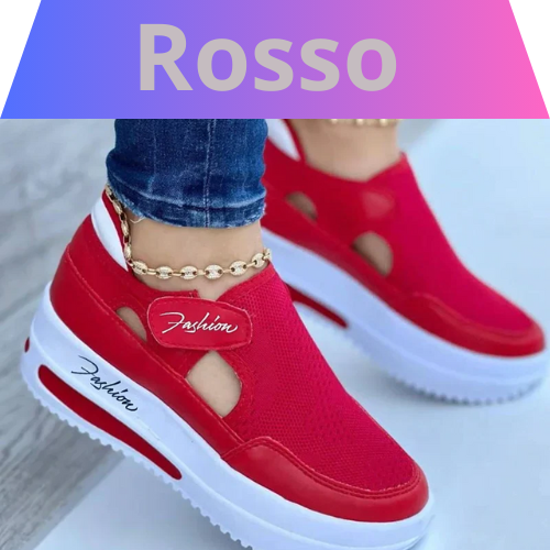 Designer Brand Red Blue Women Sneakers High Quality Tennis Female Canvas Casual Shoes Ladies Platform Hollow Out Sport Shoes