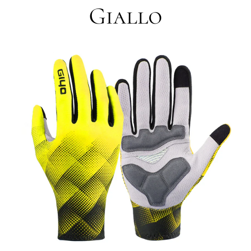 Giyo Winter Thermal Cycling Gloves Touch Screen Men Women MTB Bike Long Gloves 5-20℃ Autumn Sports Warm Mittens Non-slip