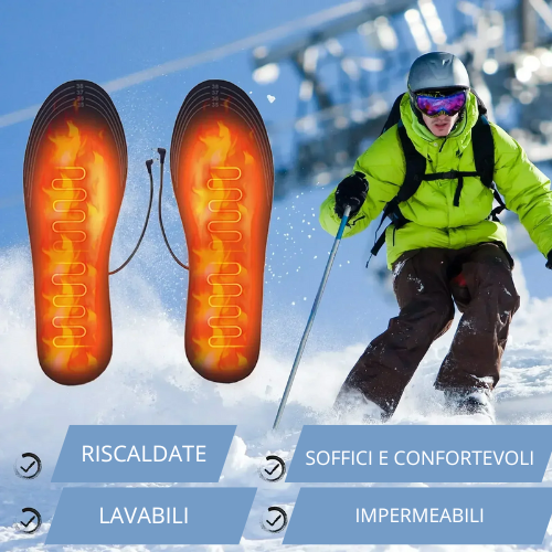 1-10Pair USB Heated Shoe Insoles Electric Foot Warming Pad Feet Warmer Sock Pad Mat Winter Outdoor Sports Heating Insole Warm