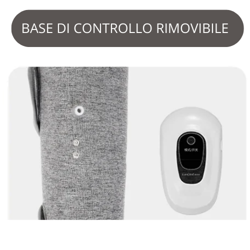 Electric Calf Massager with Heating Kneading Air Pressure Leg Massager Blood Circulation Leg Air Compression Massager Wireless