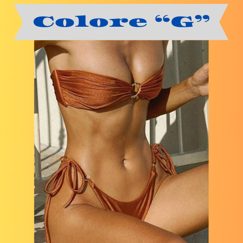 Rinabe Halter Swimwear Thongs Micro Bikini Pleated Swimsuit Bandage Bathing Suit Women Sexy Bikini Cut Out Beachwear Ring Bikini