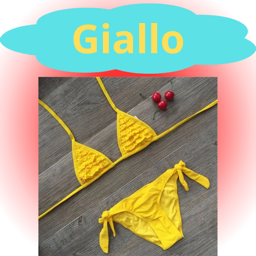 Costume Da Bagno “Bichini” da Bambina. Design Moderno, in 4 Colorazioni, Comodo, Traspirante.