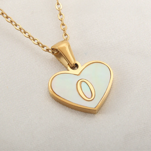via AliExpress Selection Standard: $ 1.99 MHS.SUN Stainless Steel Heart 26 Alphabet Pendant Necklace for Women Girls A-Z Initial Gold Plated Letter Choker Jewelry Gifts