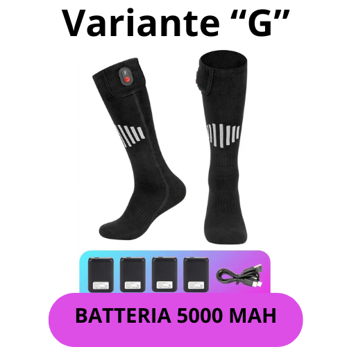Winter Heated Socks Rechargeable Heating Socks for USB 5000mah Heated Socks Warmth Outdoor Heated Boots Snowmobile Winter Ski