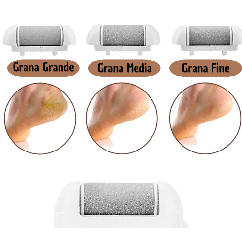 6PCS NEW Foot Care Tool Heads Pedicure Hard Dead Skin Callus Remover Refills Replacement Rollers Electric Foot File