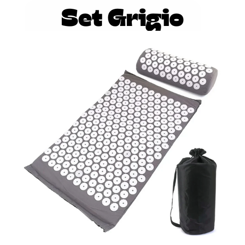 Massager Cushion Massage Yoga Mat Acupressure Relieve Pain Stress Back Body Pain Spike Mat Acupuncture Mat and Pillow Set