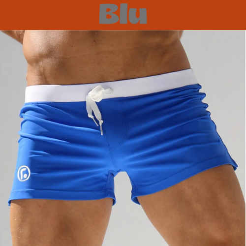 men's Swimwear Low Waist Surfing Trunk swim short sexy personality Swimsuit male pocket swimming beach board short men bathing
