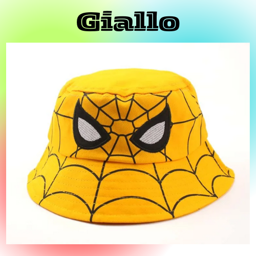 Disney Kids Caps Cartoon Spider Bucket Hats for Boys Girls Fashion Outdoor Sunscreen Fisherman Caps Children Accessories