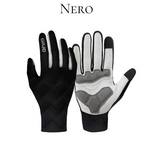 Giyo Winter Thermal Cycling Gloves Touch Screen Men Women MTB Bike Long Gloves 5-20℃ Autumn Sports Warm Mittens Non-slip