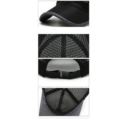 2023 Men's Mesh Baseball Cap Breathable Summer Caps Dad Hat Outdoor Fishing Hats Bone Gorras Snapback Trucker Cap Women hat