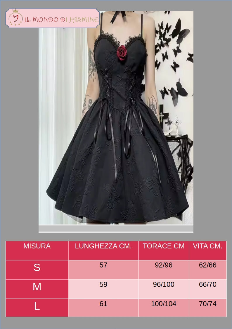 Abito da donna. Selezione di abiti in diverso stile vittoriano, gotico, con merletti in pizzo. Ideale come costume per carnevale, cosplay, feste.