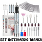 Trapano/smerigliatore ricaricabile per unghie. Kit per manicure e pedicure trapano con accessori