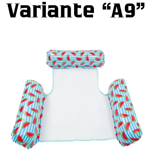 Summer Swim Inflatable Floating Water Mattresses Hammock Stripe Lounge Chairs Pool Water Sports Toys Floating Mat Pool Toys Kids