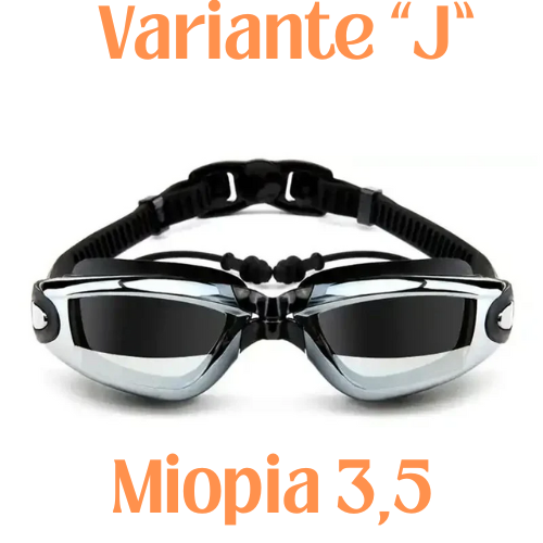 2021 Adult Myopia Swimming Goggles Earplug Professional Pool Glasses Anti Fog Men Women Optical Waterproof Eyewear Wholesale
