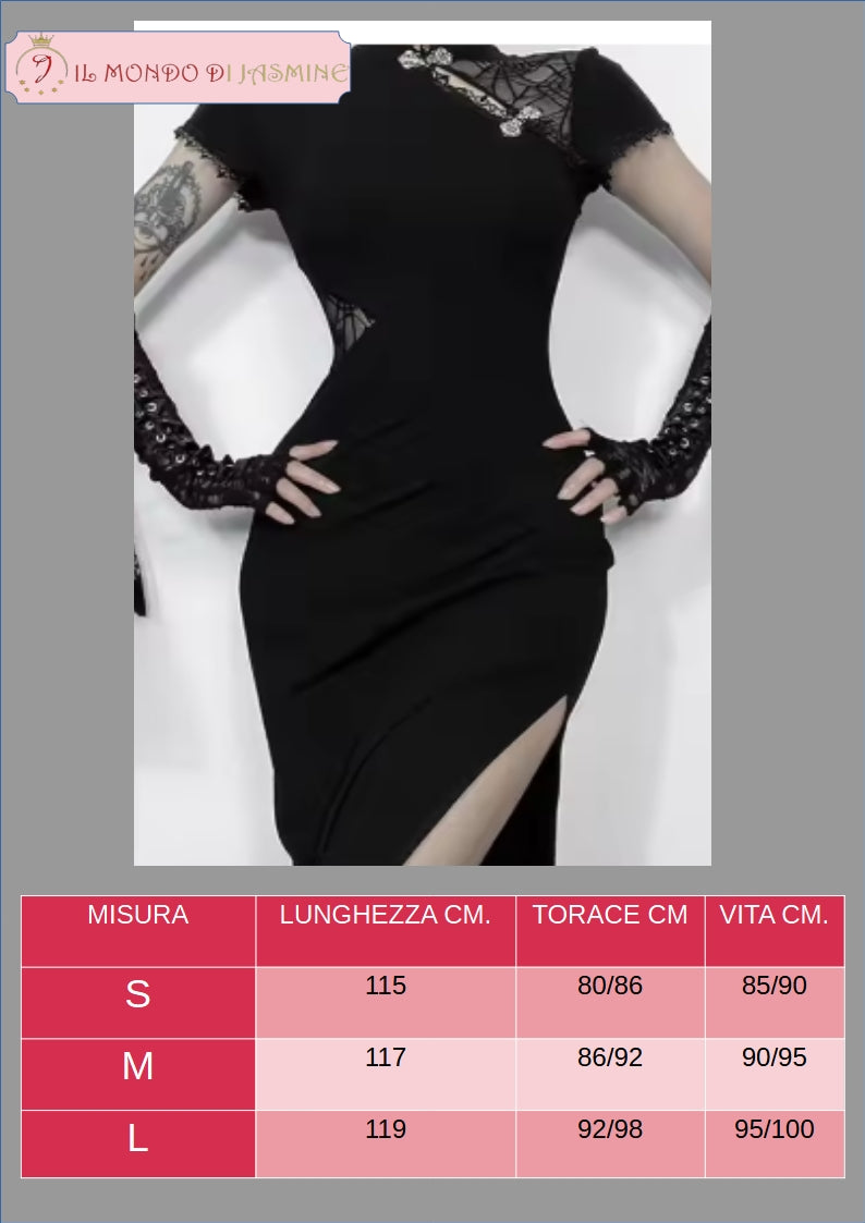 Abito da donna. Selezione di abiti in diverso stile vittoriano, gotico, con merletti in pizzo. Ideale come costume per carnevale, cosplay, feste.