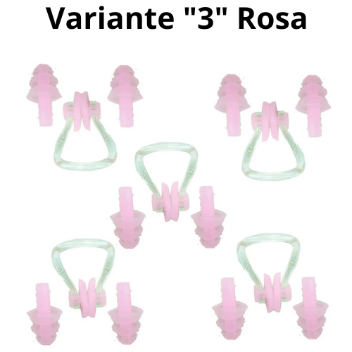 Tappi per Orecchie e Nasali in Silicone – Ideali per Nuoto e Relax. Colori a scelta.
