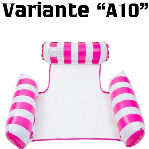 Summer Swim Inflatable Floating Water Mattresses Hammock Stripe Lounge Chairs Pool Water Sports Toys Floating Mat Pool Toys Kids