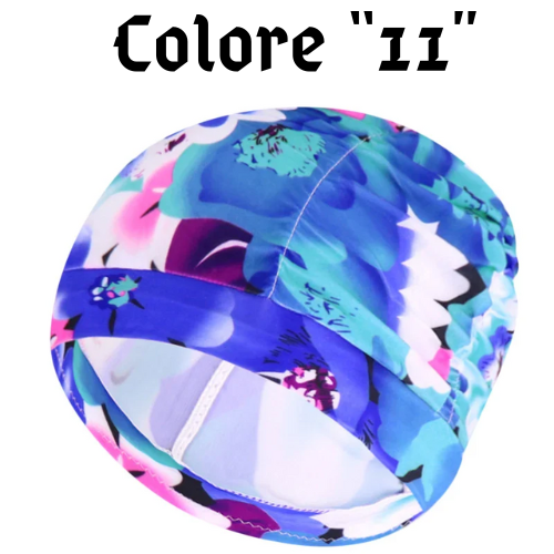 Swimming Hat Women Unisex Girls Long Hair Bathing Cap Swimming Cap Stretch Drape Free Size Swim Pool Sport Elastic Nylon Turban