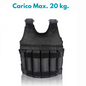 Giubbotto, Manicotti, Gambali Zavorrati Professionale Unisex. Allenamento Intensivo e Personalizzato Per Aumento Della Forza Esplosiva.