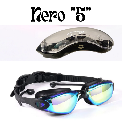 ARENA Professional Adult Anti-fog Swimming Goggles with Earplugs Men Women Swim Leak Proof Adjustable UV Protection Eyewear