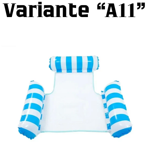 Summer Swim Inflatable Floating Water Mattresses Hammock Stripe Lounge Chairs Pool Water Sports Toys Floating Mat Pool Toys Kids