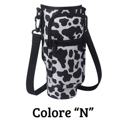 Borsa per il trasporto di bottiglia - thermos Quencher. In neoprene con tracolla.