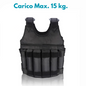 Giubbotto, Manicotti, Gambali Zavorrati Professionale Unisex. Allenamento Intensivo e Personalizzato Per Aumento Della Forza Esplosiva.
