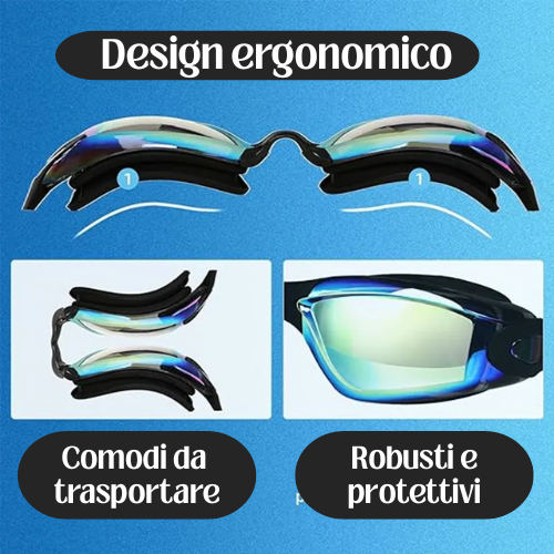 ARENA Professional Adult Anti-fog Swimming Goggles with Earplugs Men Women Swim Leak Proof Adjustable UV Protection Eyewear