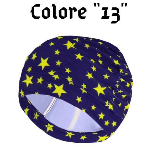 Swimming Hat Women Unisex Girls Long Hair Bathing Cap Swimming Cap Stretch Drape Free Size Swim Pool Sport Elastic Nylon Turban