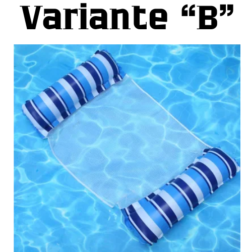 Summer Swim Inflatable Floating Water Mattresses Hammock Stripe Lounge Chairs Pool Water Sports Toys Floating Mat Pool Toys Kids