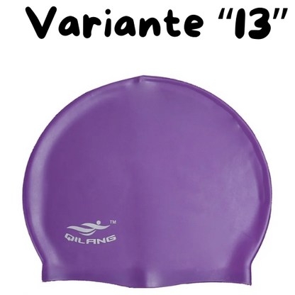 Waterproof Silicone Swim Caps Women Men High Elastic Flexible Protect Ears Hair Swimming Pool Hat for Adults Children Girls Boys